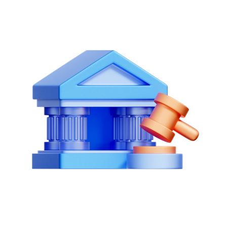 Bank Legal Case  3D Icon
