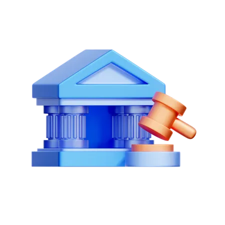 Bank Legal Case  3D Icon
