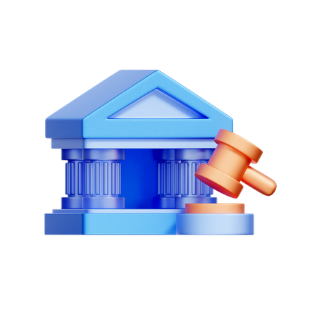 Bank Legal Case  3D Icon