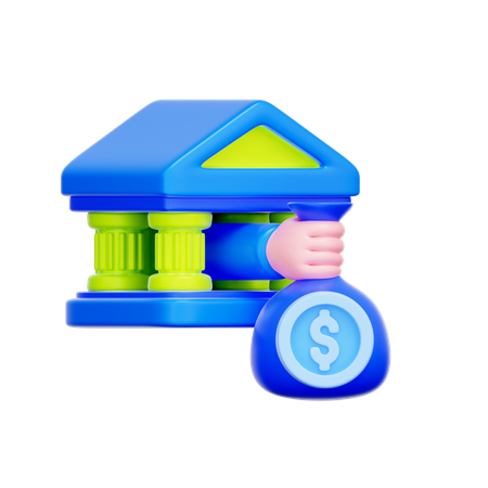 Bank Loan  3D Icon