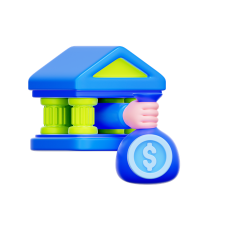 Bank Loan  3D Icon
