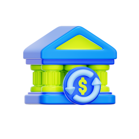 은행 대출 서비스  3D Icon