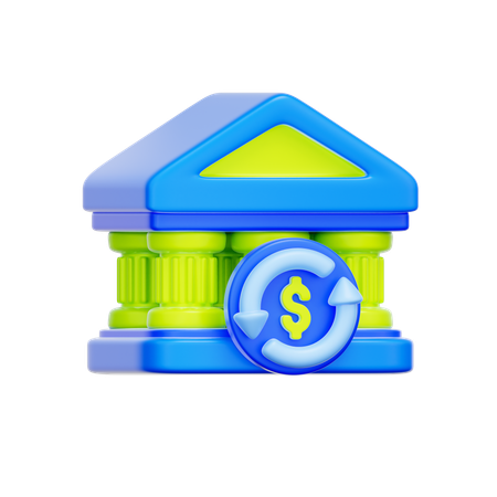 Bank Loan Services  3D Icon