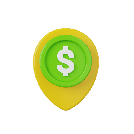 Bank Location  3D Icon