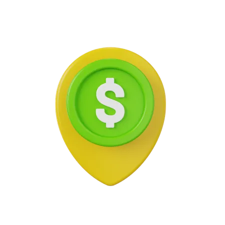 Bank Location  3D Icon