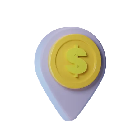 Bank Location  3D Icon