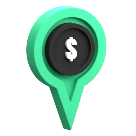 Bank Location  3D Icon