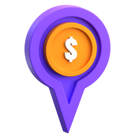 Bank Location  3D Icon