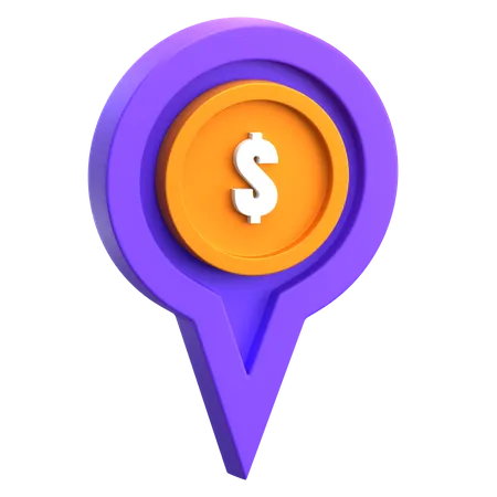 Bank Location  3D Icon