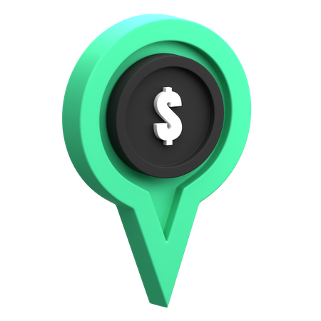 Bank Location  3D Icon