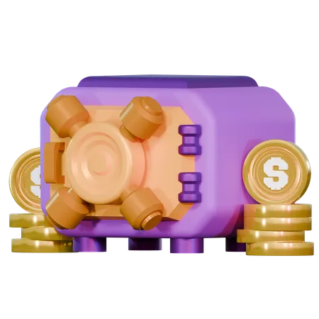 Bank Locker  3D Icon