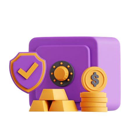 Bank Locker  3D Icon