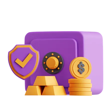 Bank Locker  3D Icon