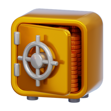 Bank Locker  3D Icon