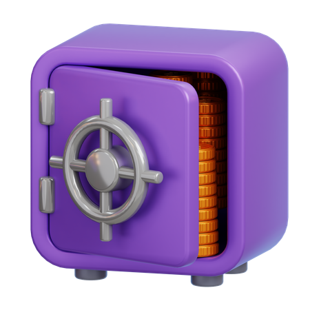 Bank Locker  3D Icon