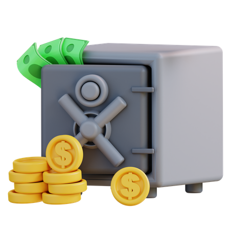 Bank Locker  3D Icon