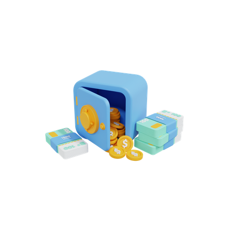 Bank Locker  3D Icon