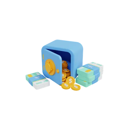 Bank Locker  3D Icon