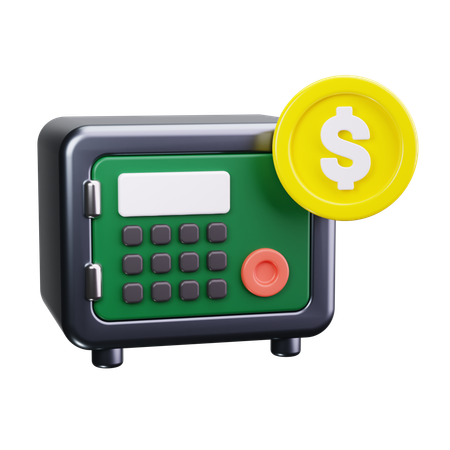 Bank Locker  3D Icon