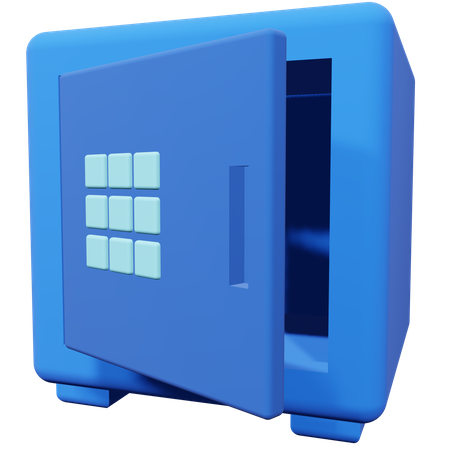 Bank Locker  3D Icon