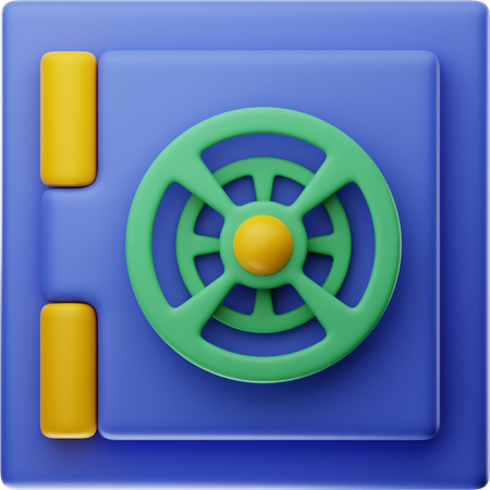 Bank Locker  3D Icon