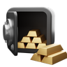 3d gold locker emoji