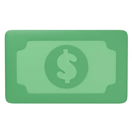 Bank Note  3D Icon