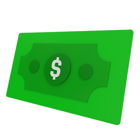 Bank Note 3D Illustration