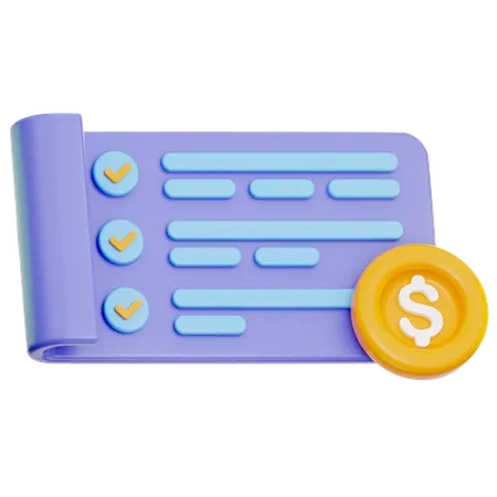 Bank Notes  3D Icon