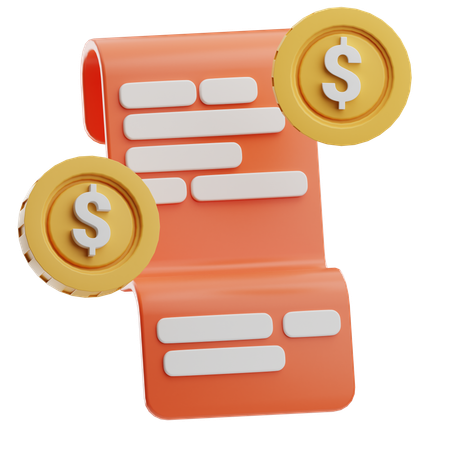 Bank Notes  3D Icon