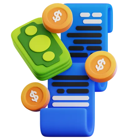 Bank Notes  3D Icon