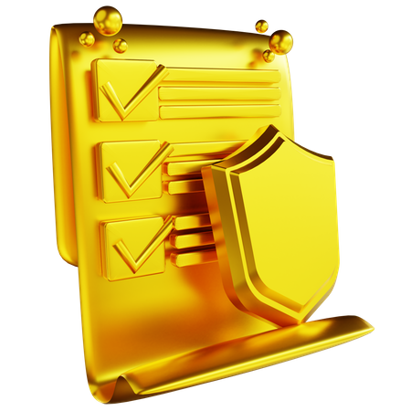 Bank Policy  3D Icon