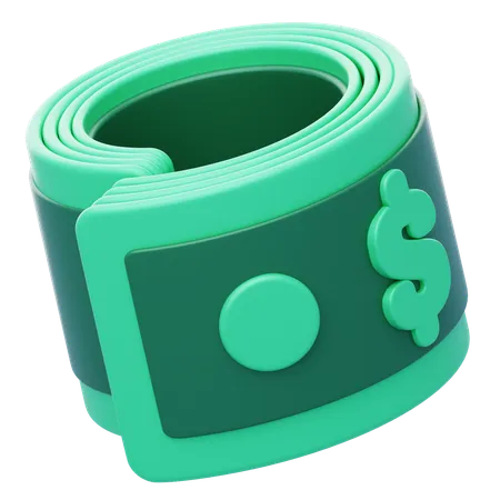Bank Roll  3D Icon
