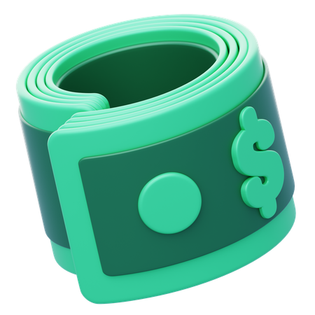 Bank Roll  3D Icon