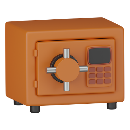 Bank Safe  3D Icon