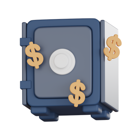 Bank Safe  3D Icon