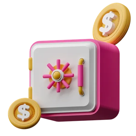 Bank Safe  3D Icon