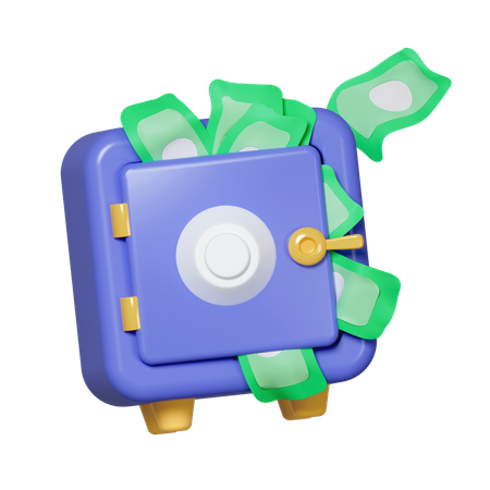 Bank Safe  3D Icon