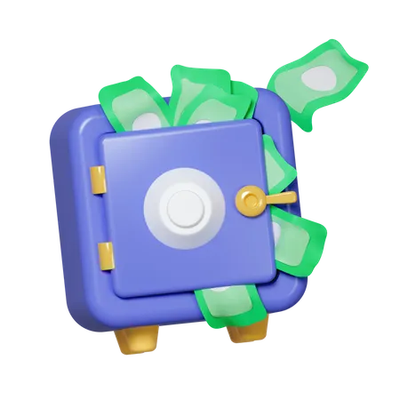 Bank Safe  3D Icon