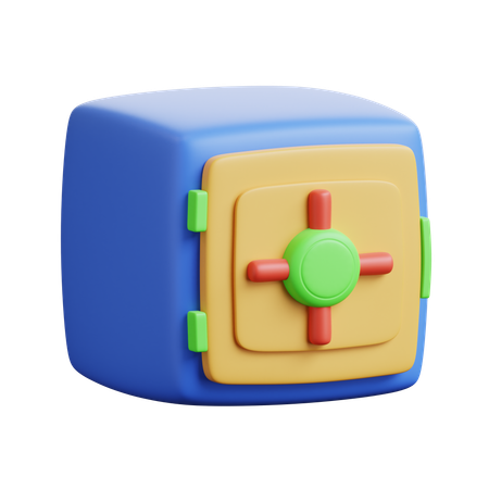 Bank Safe  3D Icon