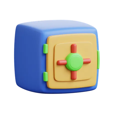 Bank Safe  3D Icon