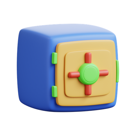 Bank Safe  3D Icon