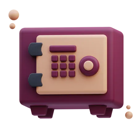 Bank Safe  3D Icon