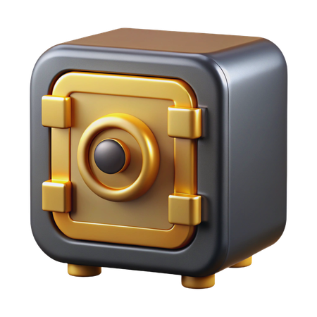 Bank Safe  3D Icon