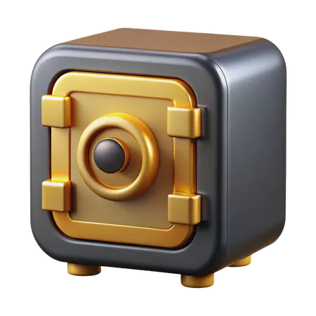 Bank Safe  3D Icon