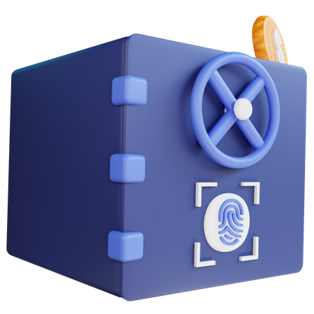 Bank Safe  3D Icon