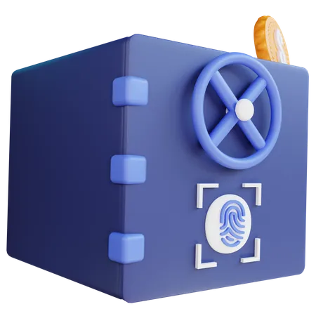 Bank Safe  3D Icon