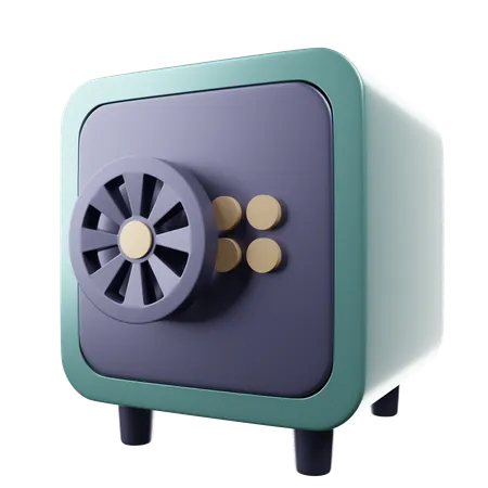 Bank Safe  3D Icon