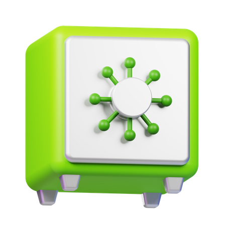 Bank Safe  3D Icon
