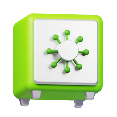 Bank Safe  3D Icon